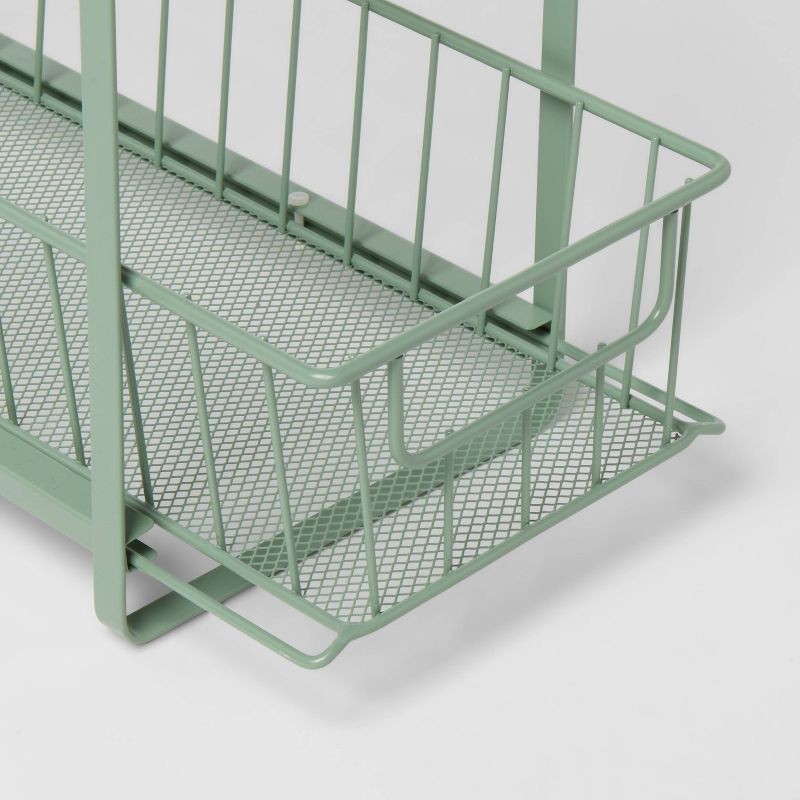 slide 3 of 4, 2 Tier Slide Out Green - Brightroom™, 1 ct