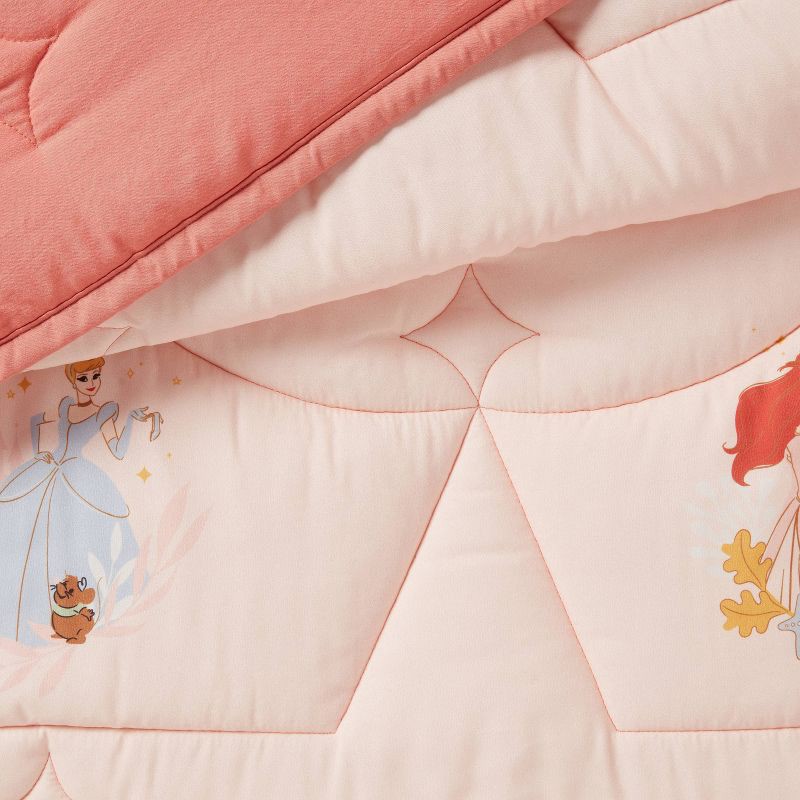slide 3 of 5, Twin Princess Characters Kids' Quilt - The Disney Collection by Pillowfort™, 1 ct