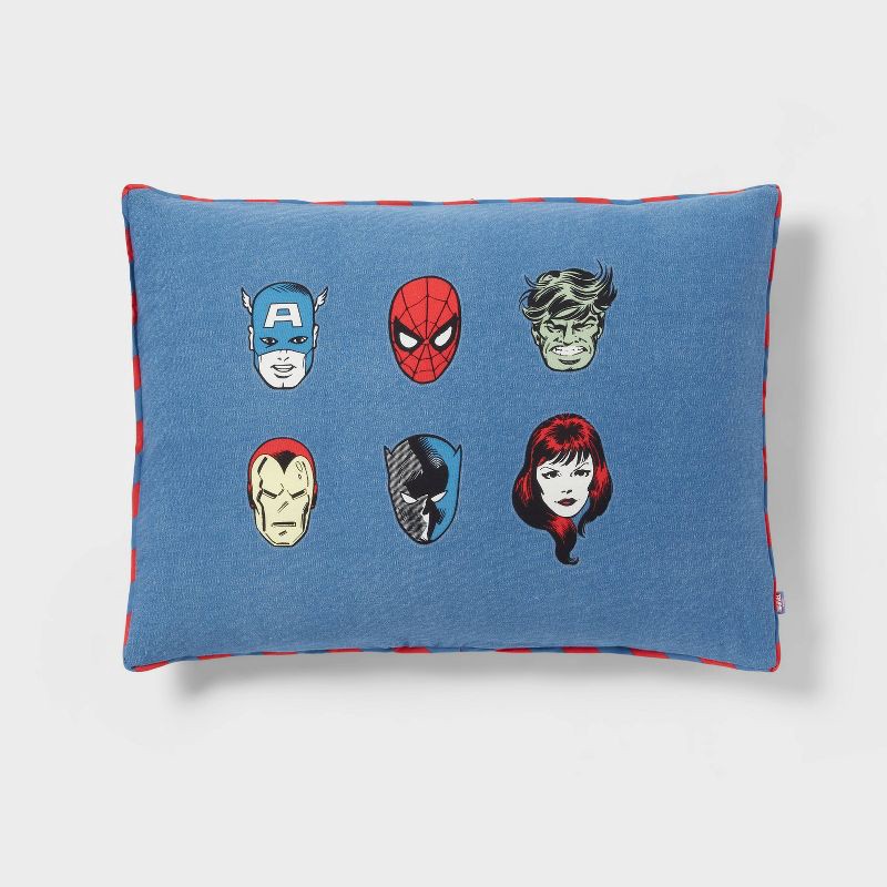slide 4 of 5, Full/Queen Marvel Glow in the Dark Kids' Comforter - The Marvel Collection by Pillowfort™, 1 ct