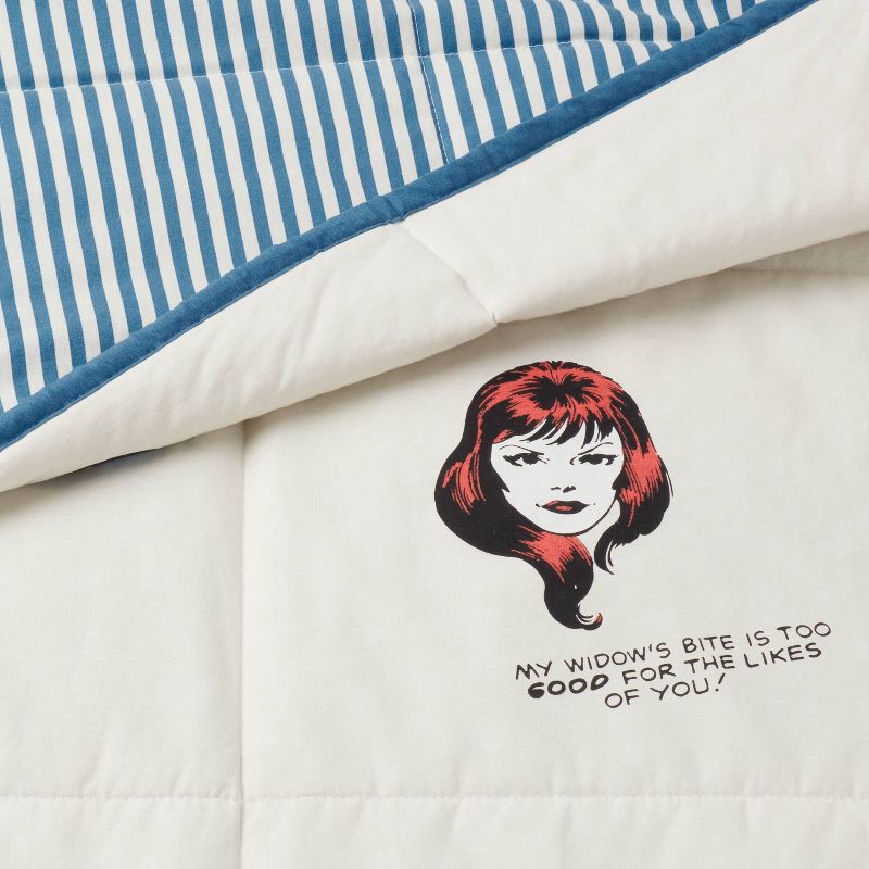 slide 3 of 5, Full/Queen Marvel Icons Kids' Quilt - The Marvel Collection by Pillowfort™, 1 ct