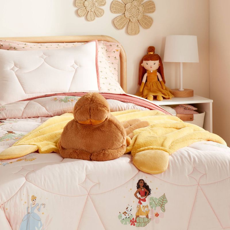slide 2 of 3, Princess Belle Kids' Hooded Blanket - The Disney Collection by Pillowfort™, 1 ct