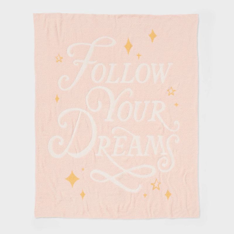 slide 5 of 5, Princess 'Follow Your Dreams' Kids' Throw Blanket - The Disney Collection by Pillowfort™, 1 ct