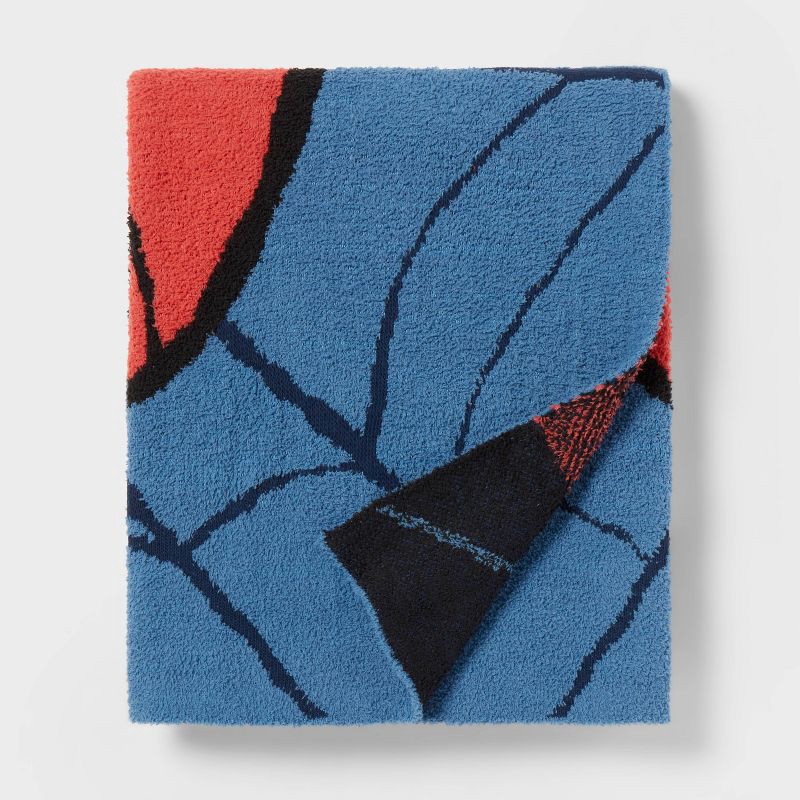 slide 3 of 4, Marvel Spider-Man Mask Knit Kids' Throw Blanket - The Marvel Collection by Pillowfort™, 1 ct