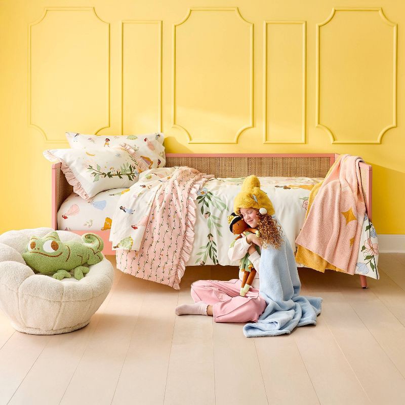 slide 2 of 5, Twin Princess Vine Kids' Comforter - The Disney Collection by Pillowfort™, 1 ct