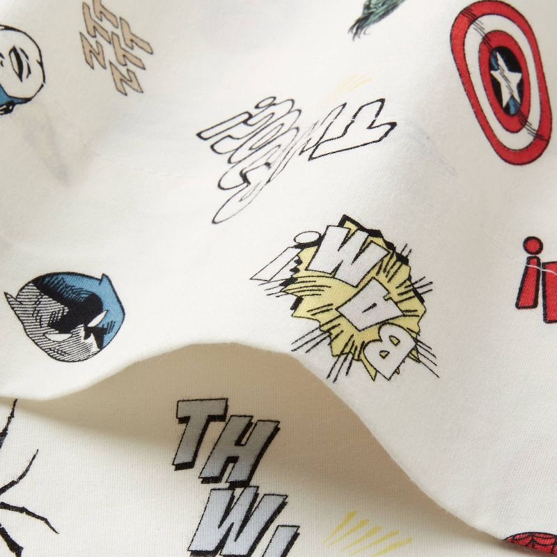 slide 3 of 4, Twin Marvel Icons Kids' Sheet Set - The Marvel Collection by Pillowfort™, 1 ct