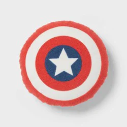 Marvel Captain America Shield Kids' Decorative Throw Pillow - The Marvel Collection by Pillowfort™