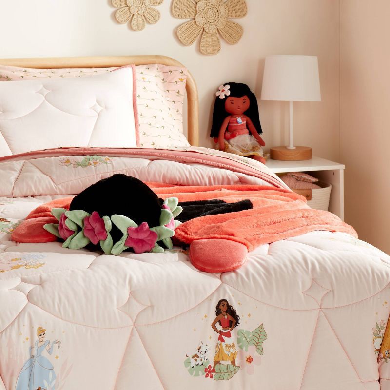 slide 2 of 3, Princess Moana Kids' Hooded Blanket - The Disney Collection by Pillowfort™, 1 ct