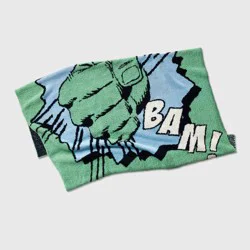 Marvel Hulk Fist Knit Kids' Throw Blanket - The Marvel Collection by Pillowfort™
