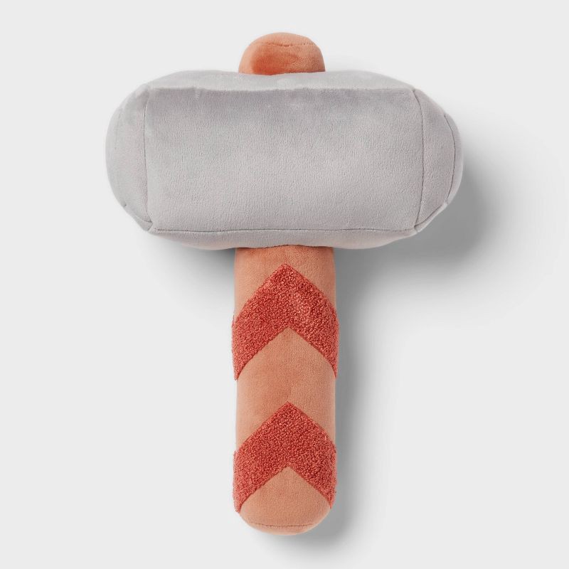 slide 1 of 4, Marvel Thor Hammer Kids' Decorative Throw Pillow - The Marvel Collection by Pillowfort™, 1 ct