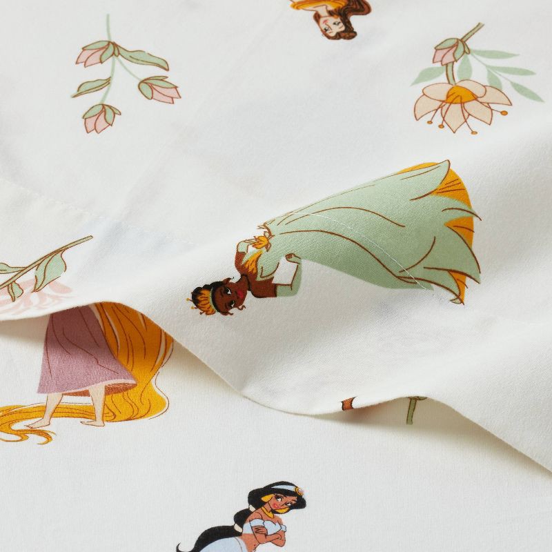 slide 3 of 4, Full Princess Characters Kids' Sheet Set - The Disney Collection by Pillowfort™, 1 ct