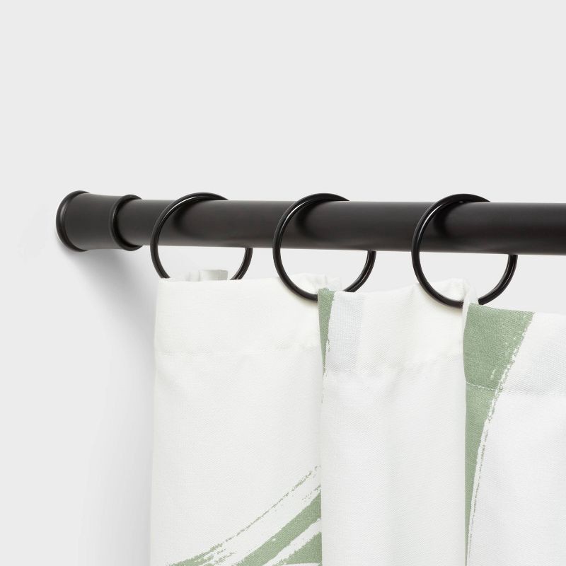 slide 2 of 3, Shower Curtain Rings Black - Room Essentials™, 1 ct