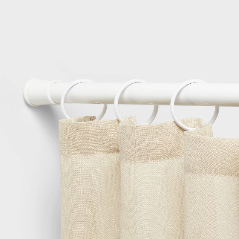 slide 2 of 3, Shower Curtain Rings White - Room Essentials™, 1 ct