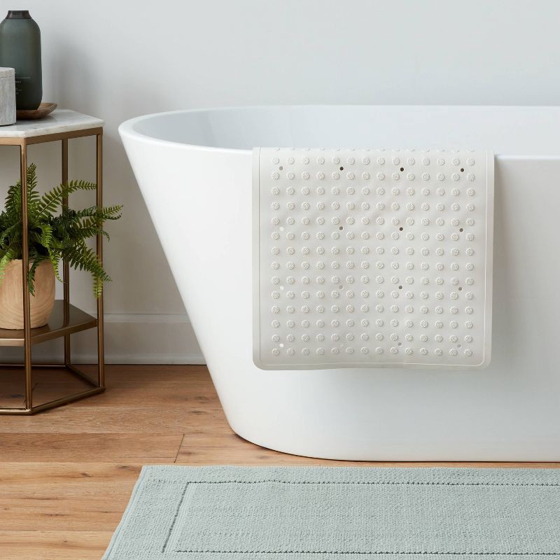 slide 2 of 4, 16"x36" Bath Mat Off-White - Threshold™, 1 ct