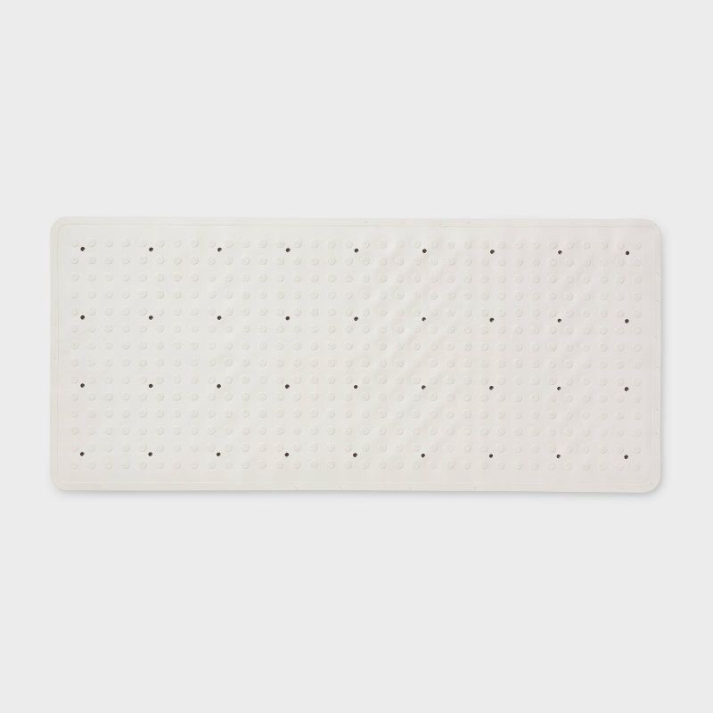 slide 1 of 4, 16"x36" Bath Mat Off-White - Threshold™, 1 ct