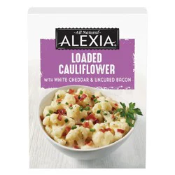 Alexia Gluten Free Loaded Cauliflower - 10oz: Contains Dairy