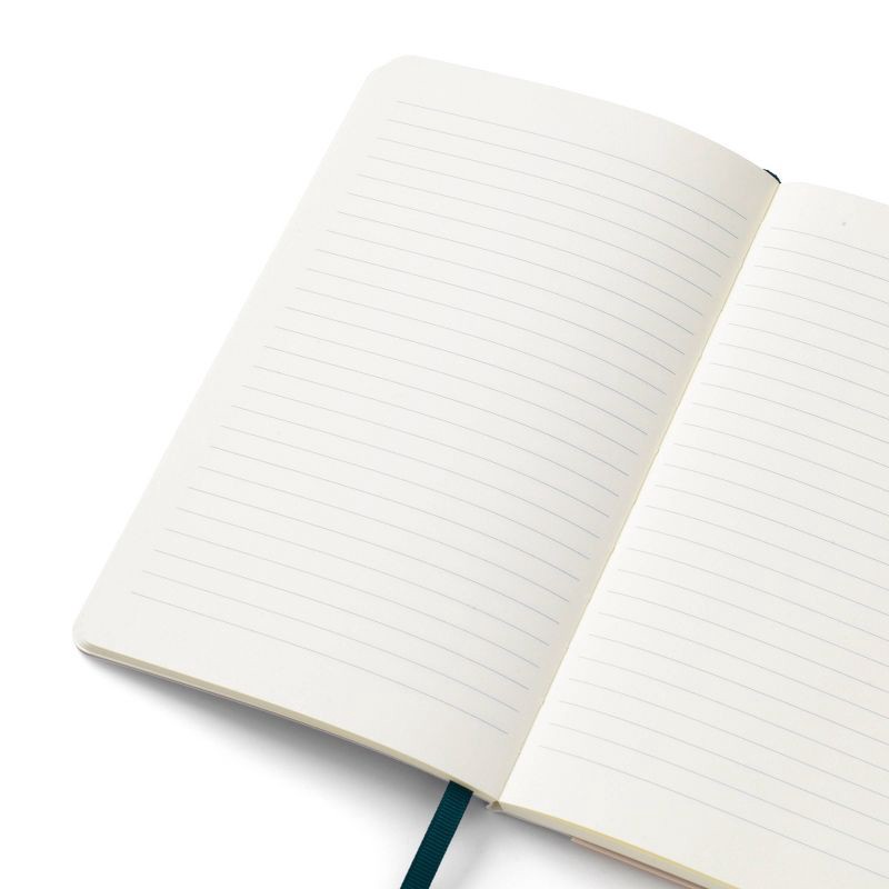 slide 3 of 3, PAPIER 150pg Ruled Notebook Faux Leather Notes Lilac Soft Cover, 1 ct