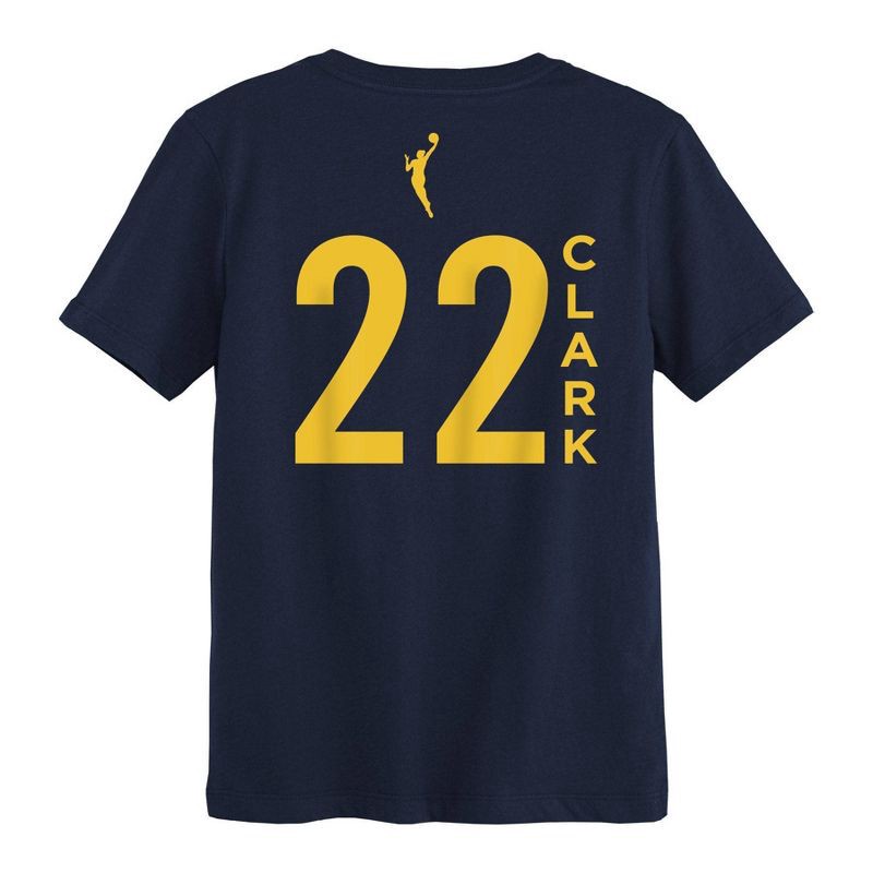 slide 3 of 3, WNBA Indiana Fever Youth Caitlin Clark Navy T-Shirt - XL, 1 ct