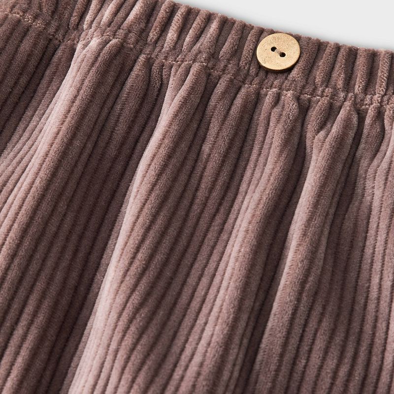 slide 4 of 4, Baby Boys' Disney Winnie The Pooh 2pc Fleece Top and Corduroy Bottom Set - Brown/Gray Newborn, 2 ct