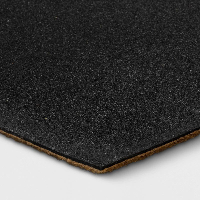 slide 3 of 3, 1'6"x2'6" Stay Cool Dog with Floatie Faux Coir Outdoor Doormat - Sun Squad™, 1 ct