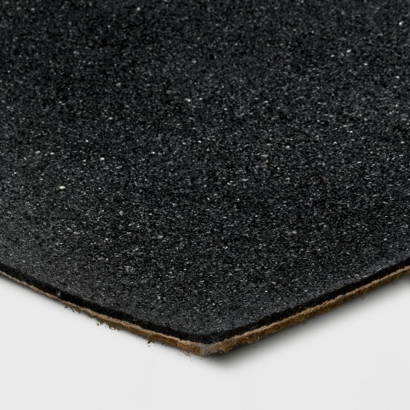 slide 3 of 3, 1'6"x2'6" Hello Sunshine Half-Circle Faux Coir Doormat Yellow - Sun Squad™, 1 ct