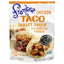 Frontera Mild Chicken Taco Skillet Sauce with Chipotle and Garlic, 8 oz.