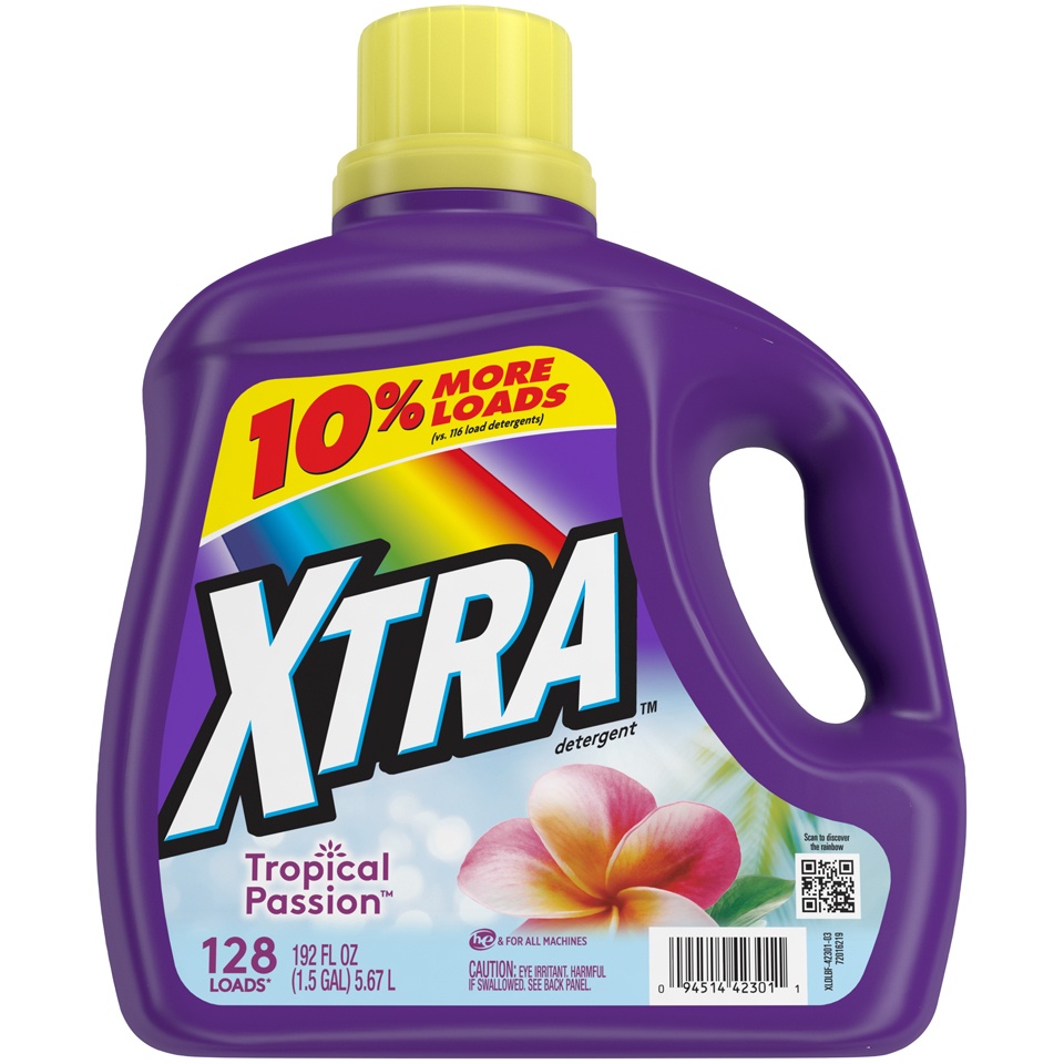slide 2 of 4, Xtra Tropical Passion Detergent, 192 fl oz