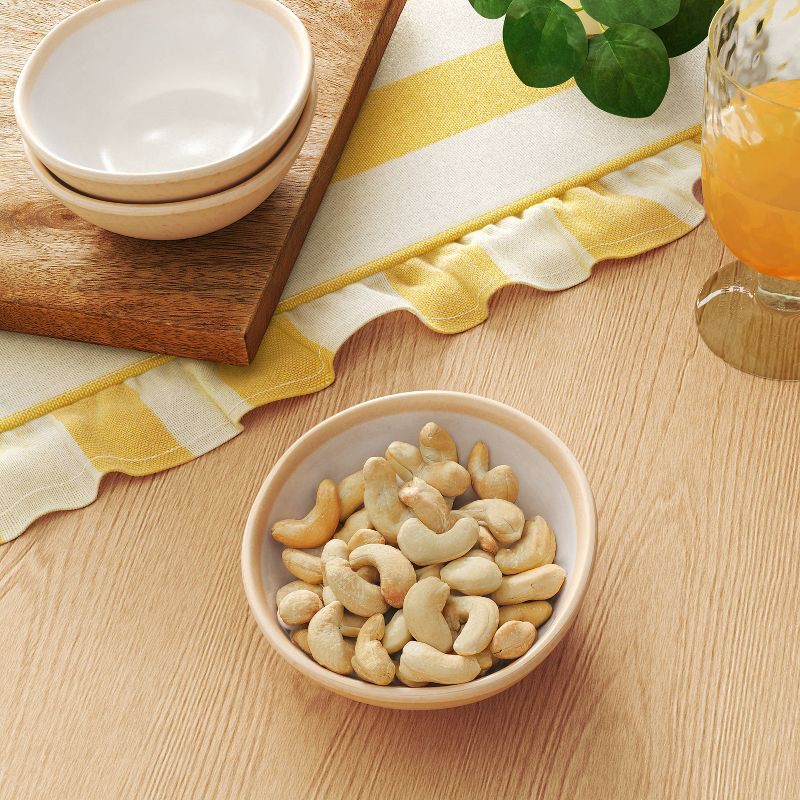 slide 2 of 3, Coastal 2pk 3.5 fl oz Melamine Plastic Mini Snack Bowl Ivory - Threshold™, 2 ct, 3.5 fl oz