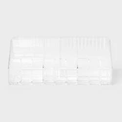Clear Ribbed Acrylic Makeup Organizer - Threshold™