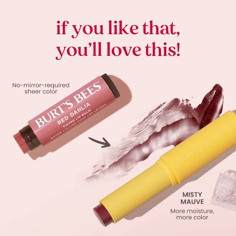 slide 7 of 14, Burt's Bees Boosted Tinted Lip Balm - Misty Mauve - 0.16oz, 0.16 oz