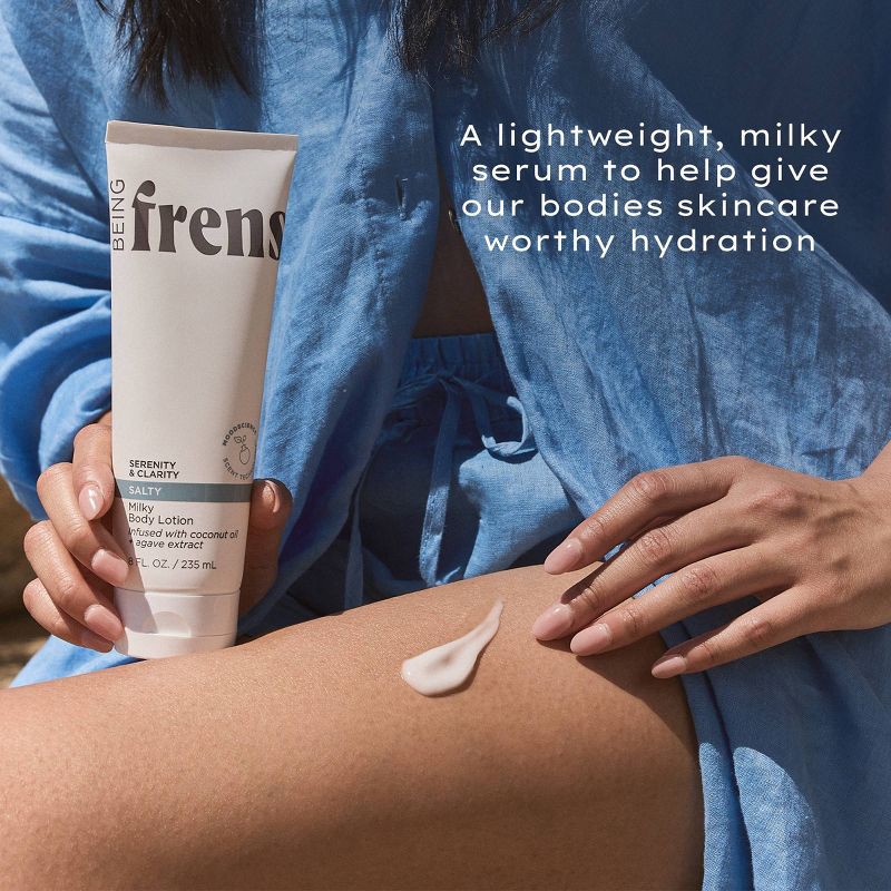 slide 3 of 9, Being Frenshe Milky Body Lotion - Salty - 8 fl oz, 8 fl oz