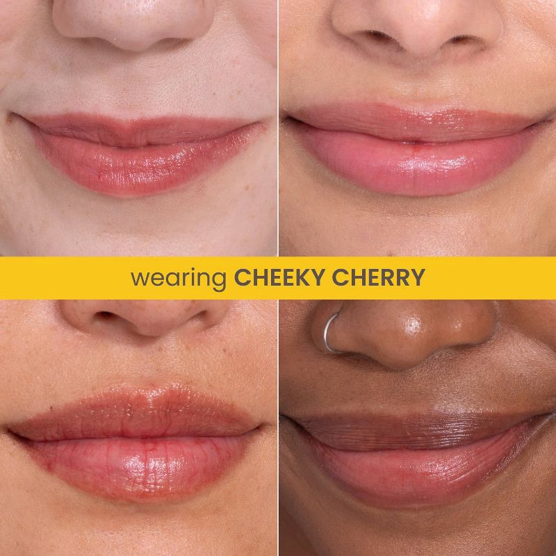 slide 4 of 14, Burt's Bees Boosted Tinted Lip Balm - Cheeky Cherry - 0.16oz, 0.16 oz