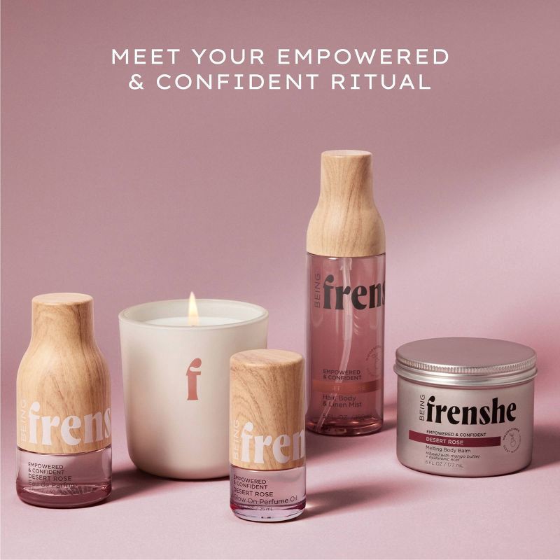 slide 5 of 10, Being Frenshe Reset Candle - Desert Rose - 7oz, 7 oz