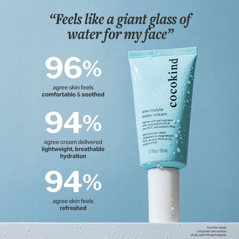 slide 8 of 9, cocokind Electrolyte Water Cream - 1.7 fl oz, 1.7 fl oz