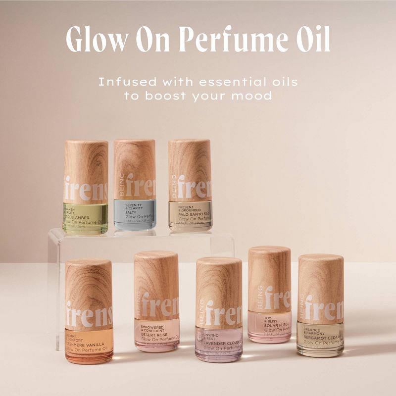slide 4 of 9, Being Frenshe Women's Glow On Perfume Oil - Desert Rose - 0.84 fl oz, 0.84 fl oz