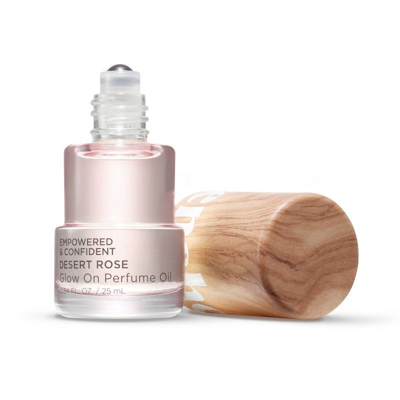 slide 1 of 9, Being Frenshe Women's Glow On Perfume Oil - Desert Rose - 0.84 fl oz, 0.84 fl oz