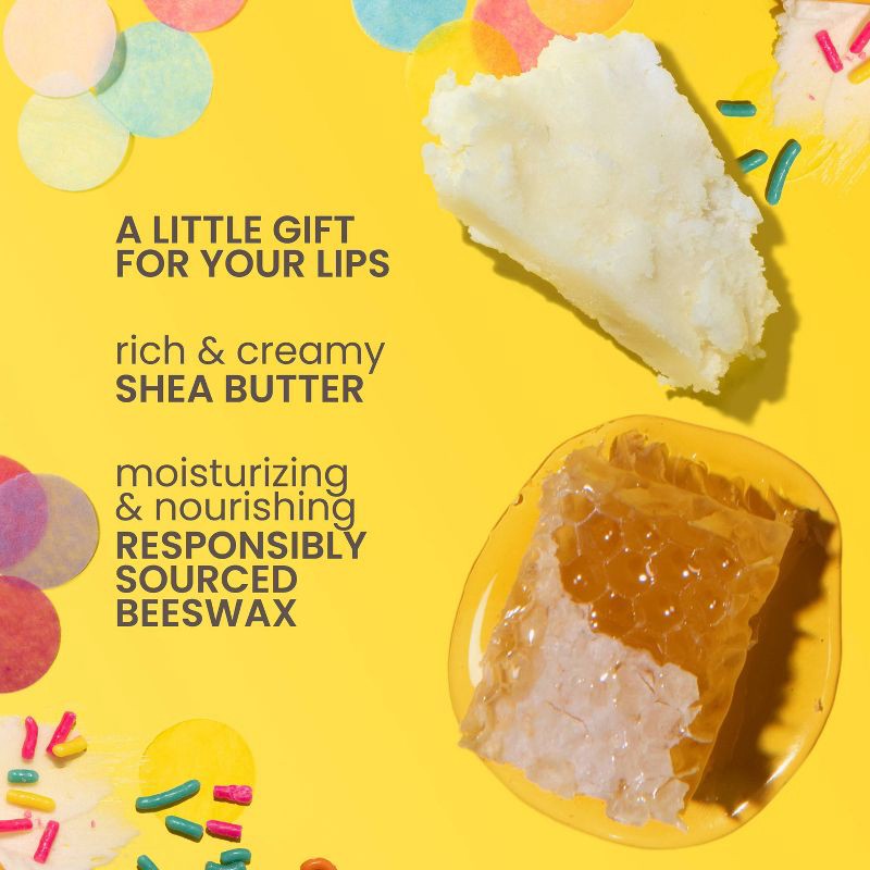 slide 4 of 11, Burt's Bees Party Pack - Birthday Cake Variety - 0.6oz/4ct, 0.6 oz, 4 ct