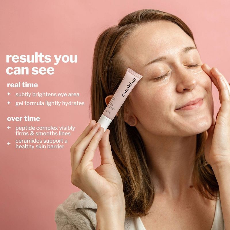 slide 8 of 9, cocokind Peptide Fine Line Eye Gel - 0.5 fl oz, 0.5 fl oz