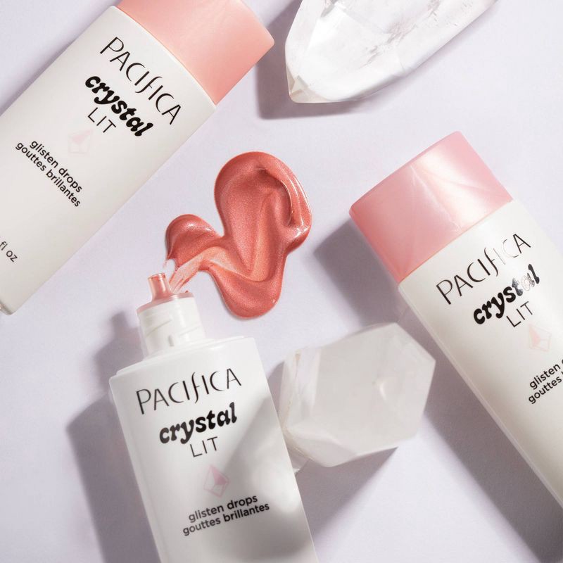 slide 8 of 10, Pacifica Crystal Lit Glowy Glisten Drops - 1 fl oz, 1 fl oz