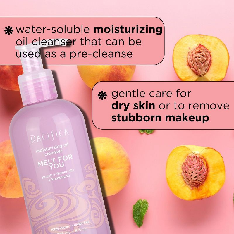 slide 5 of 9, Pacifica Moisturizing Oil Cleanser - Melt for You - 8 fl oz, 8 fl oz