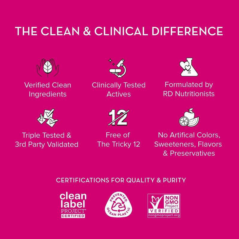 slide 7 of 9, HUM Nutrition Hair Strong Vegan Capsules for Hair Growth + Strength + Thickness - 30ct, 30 ct