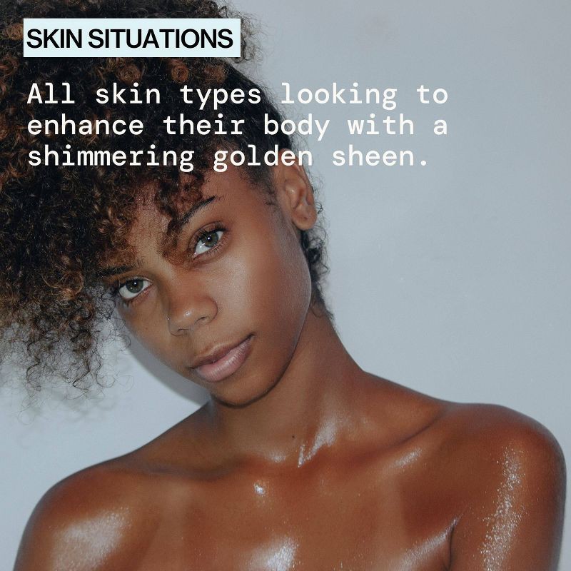 slide 9 of 9, Pacifica Shimmering Body Oil - Crystal Bronze - 4 fl oz, 4 fl oz