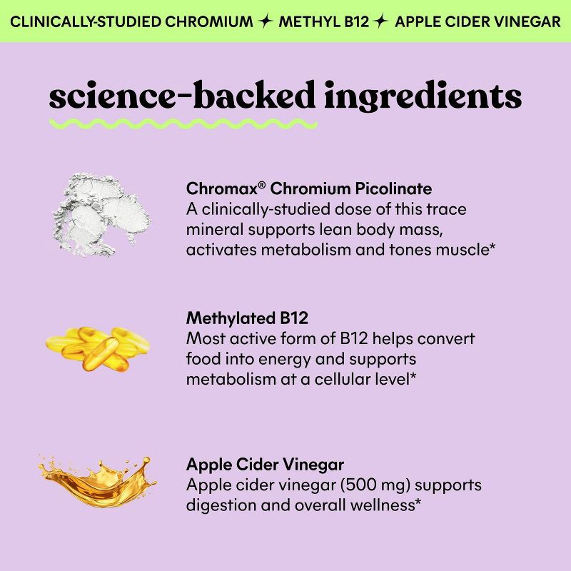 slide 4 of 7, Lemme Tone Gummies - 60ct, 60 ct