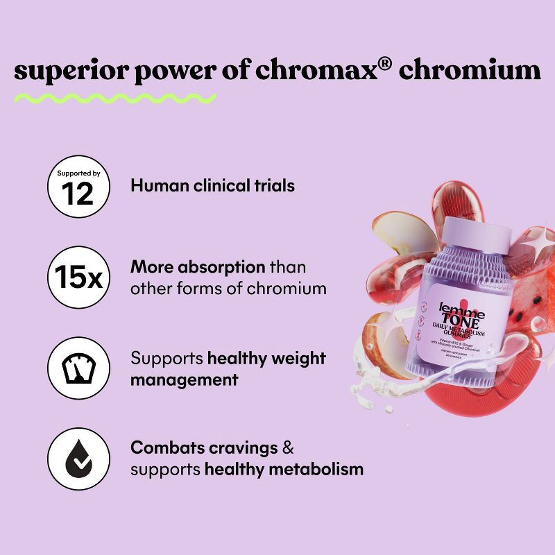 slide 5 of 7, Lemme Tone Gummies - 60ct, 60 ct