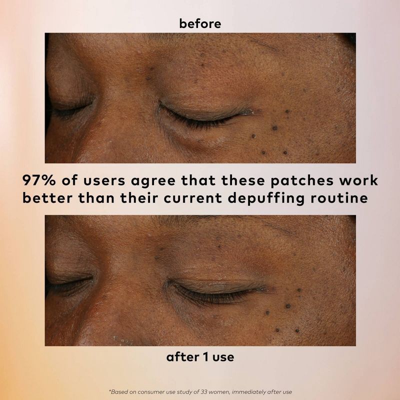 slide 5 of 7, The Good Patch De-Puff Hydrogel Undereye Patch Set, 1 ct