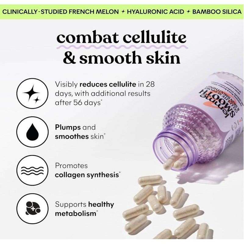 slide 3 of 8, Lemme Smooth Vegan Capsules - 30ct, 30 ct
