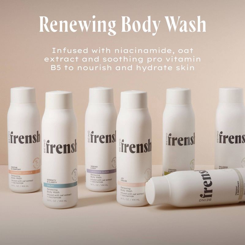 slide 4 of 9, Being Frenshe Renewing Body Wash - Salty - 14 fl oz, 14 fl oz