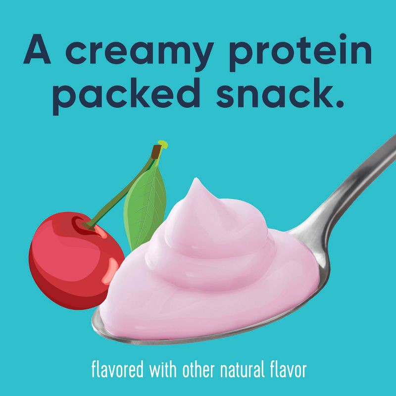 slide 4 of 8, :ratio Protein Black Cherry Greek Yogurt - 25g Protein 5.3oz, 25 gram, 5.3 oz