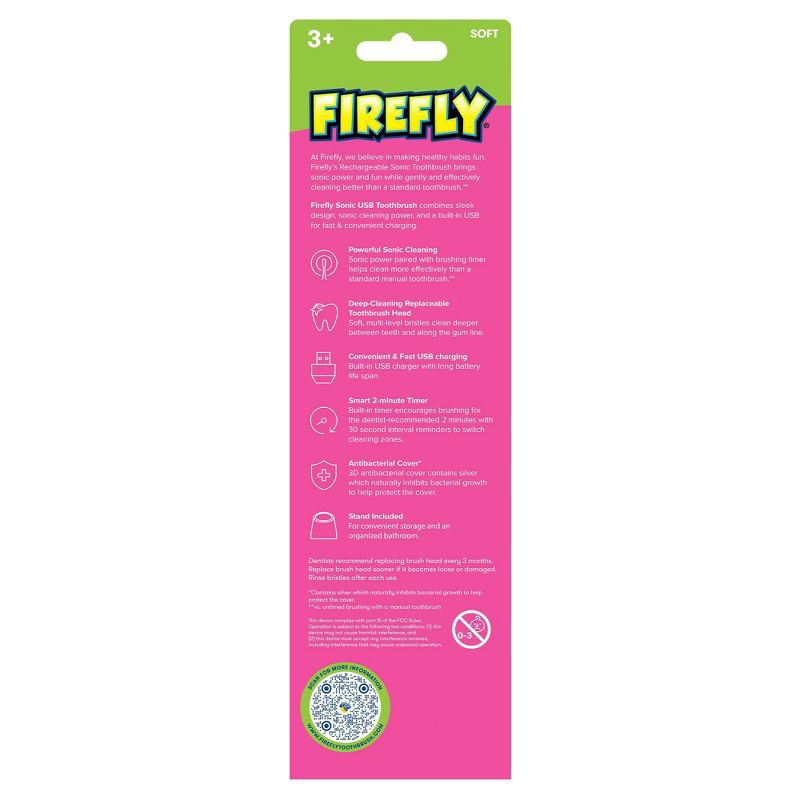 slide 2 of 10, Firefly Barbie Sonic Charging Toothbrush, 1 ct