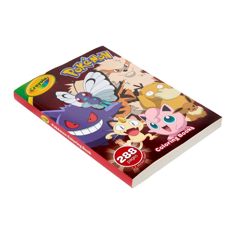 slide 2 of 5, Crayola 288pg Coloring Book Pokemon, 1 ct
