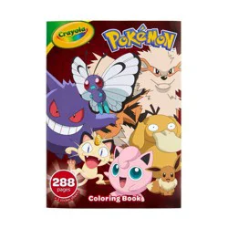 Crayola 288pg Coloring Book Pokemon